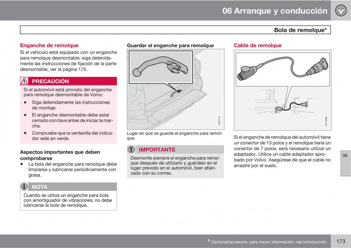 Volvo XC90 I 1 manual del propietario / page 175