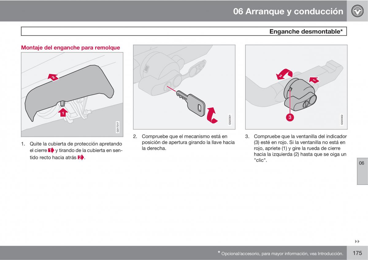 Volvo XC90 I 1 manual del propietario / page 177