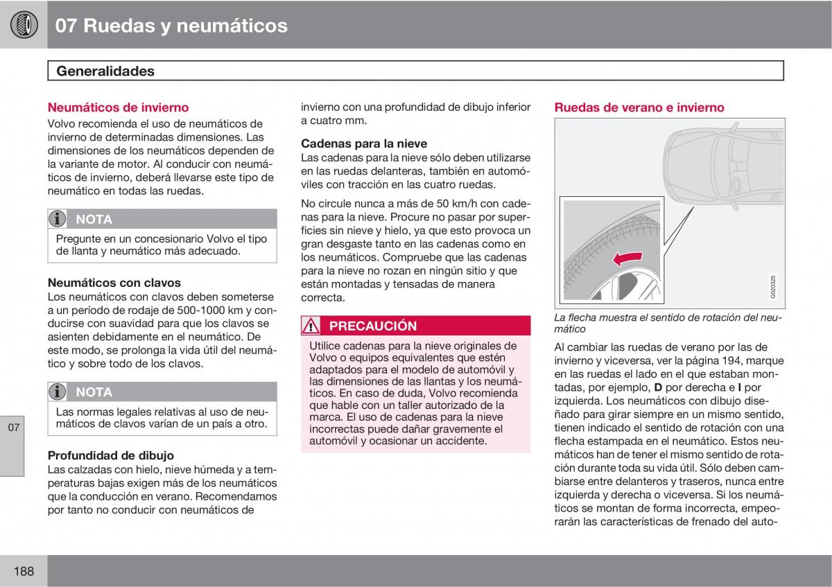 Volvo XC90 I 1 manual del propietario / page 190