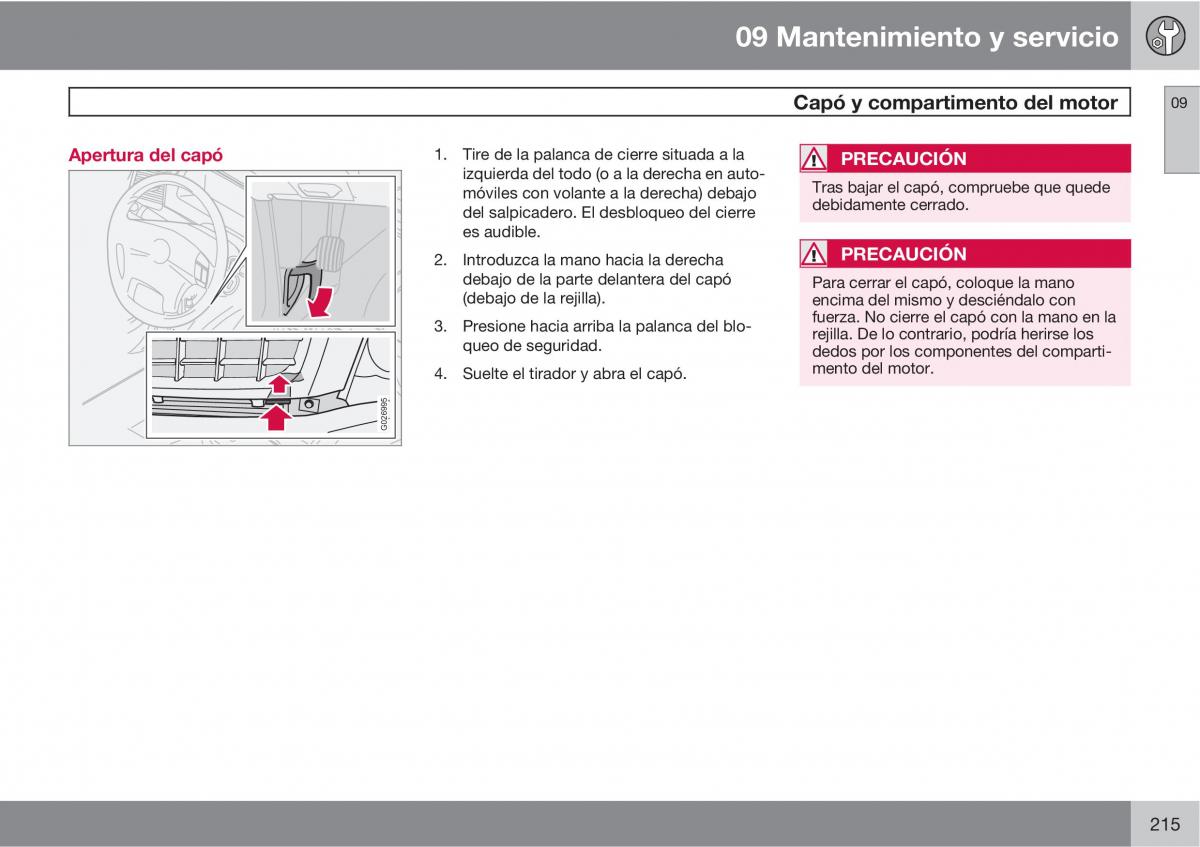 Volvo XC90 I 1 manual del propietario / page 217