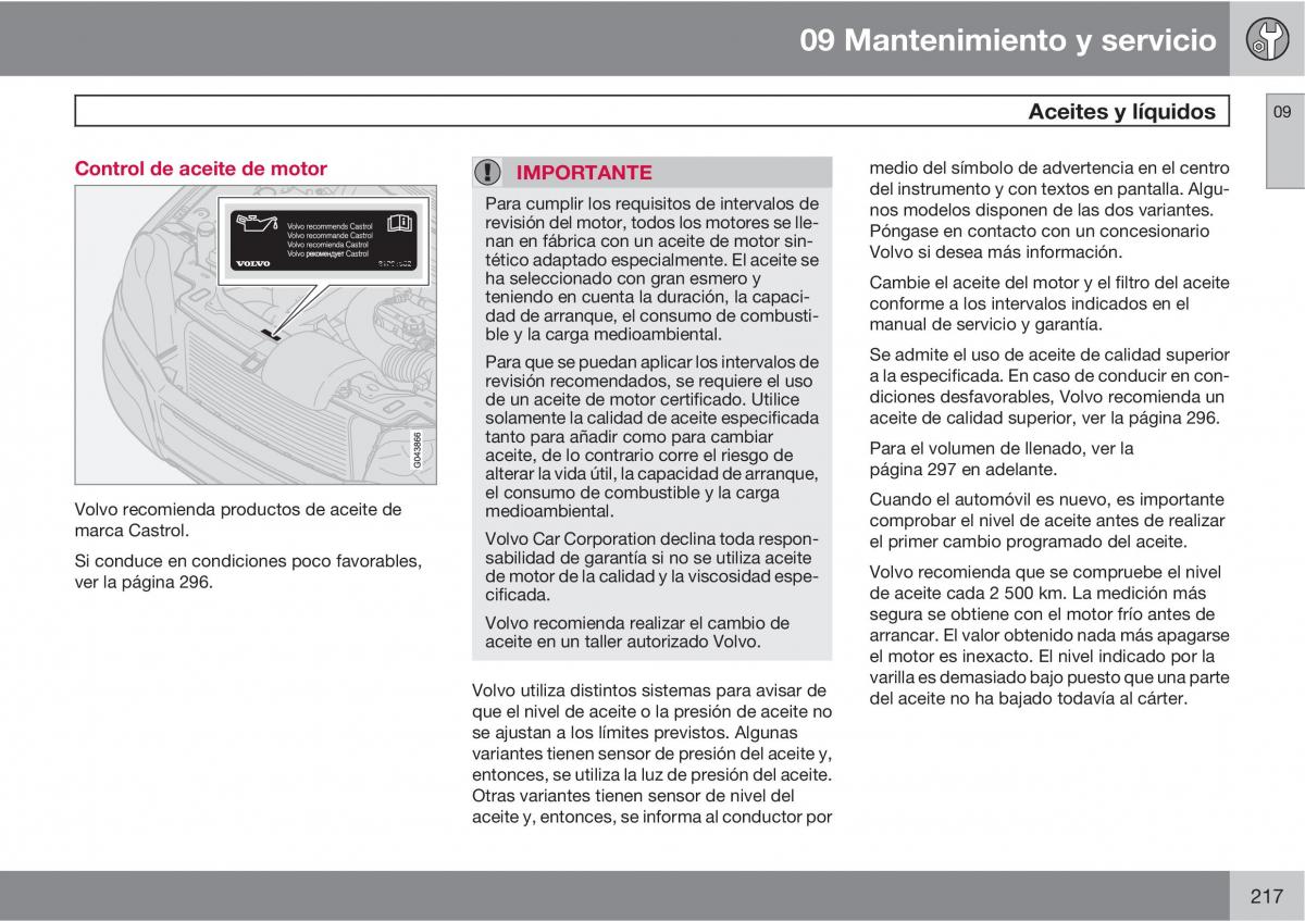 Volvo XC90 I 1 manual del propietario / page 219