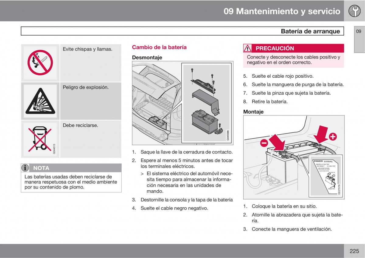 Volvo XC90 I 1 manual del propietario / page 227