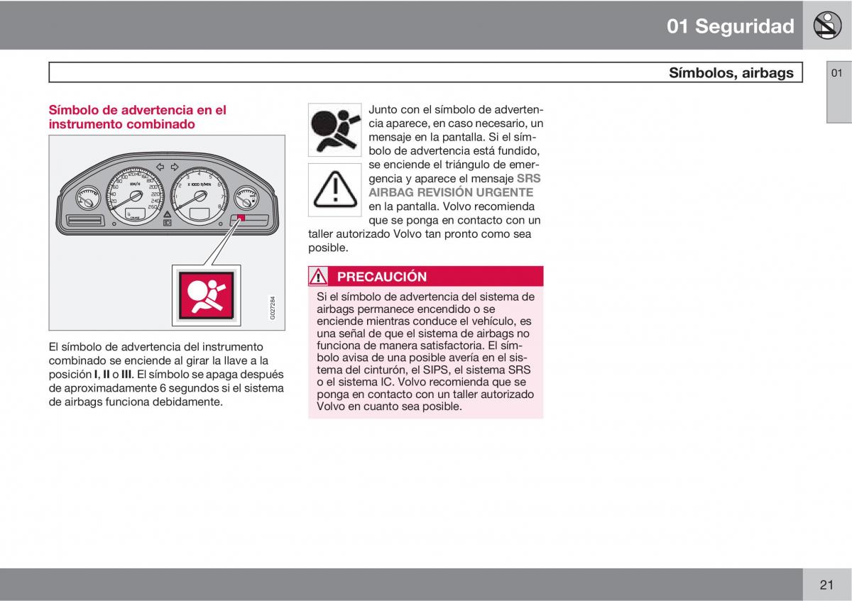 Volvo XC90 I 1 manual del propietario / page 23