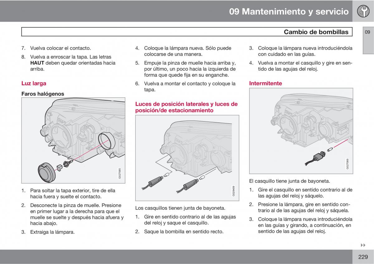 Volvo XC90 I 1 manual del propietario / page 231