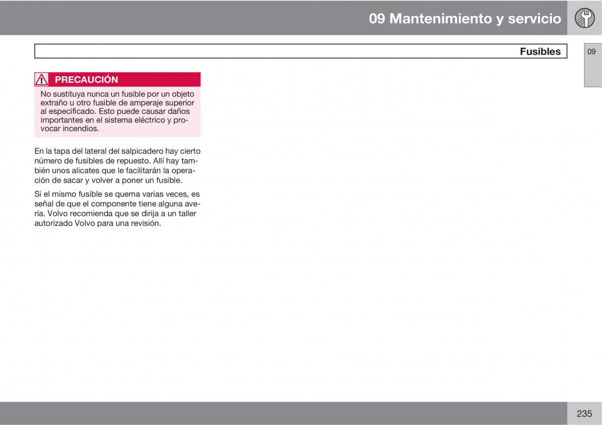 Volvo XC90 I 1 manual del propietario / page 237