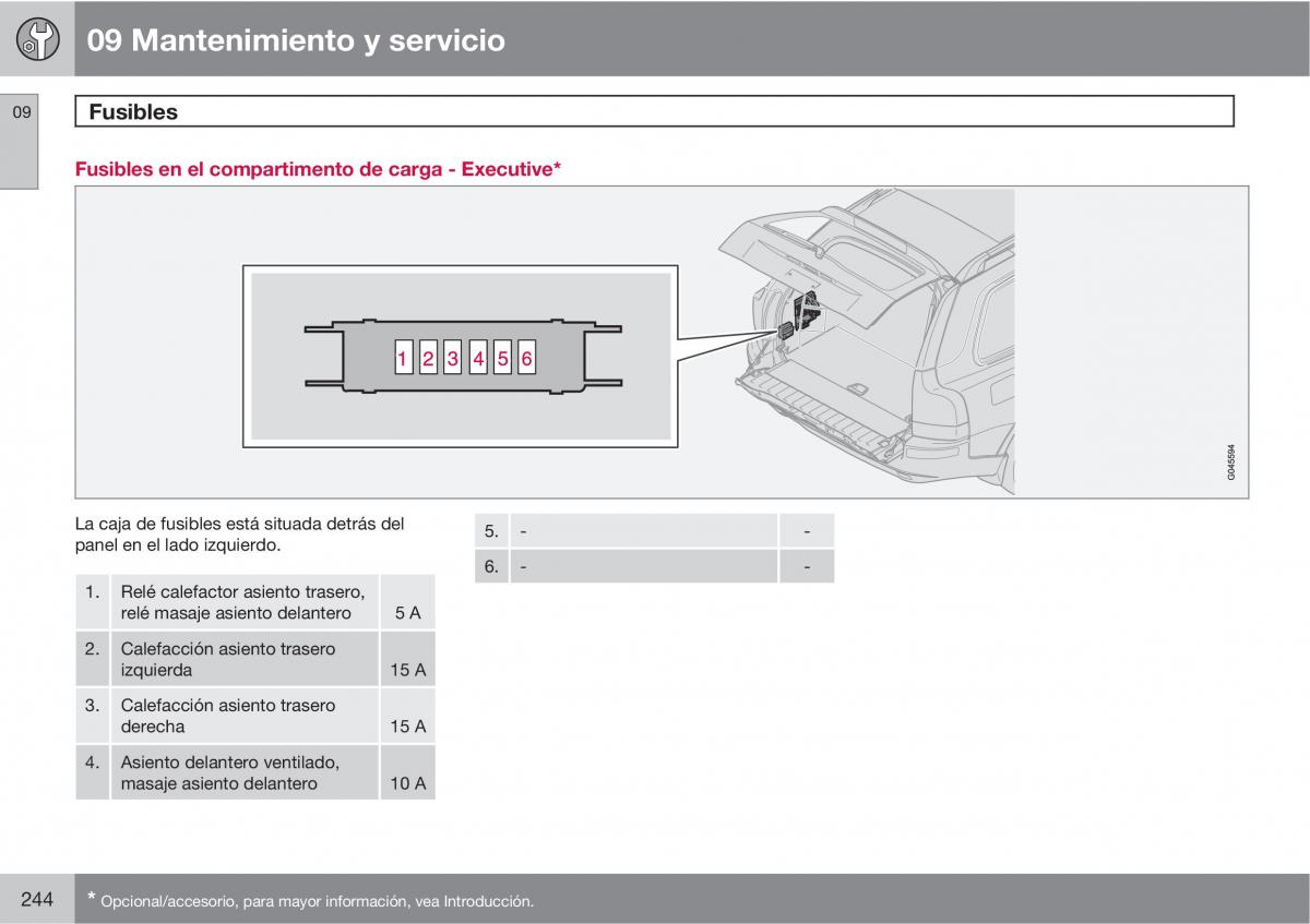 Volvo XC90 I 1 manual del propietario / page 246