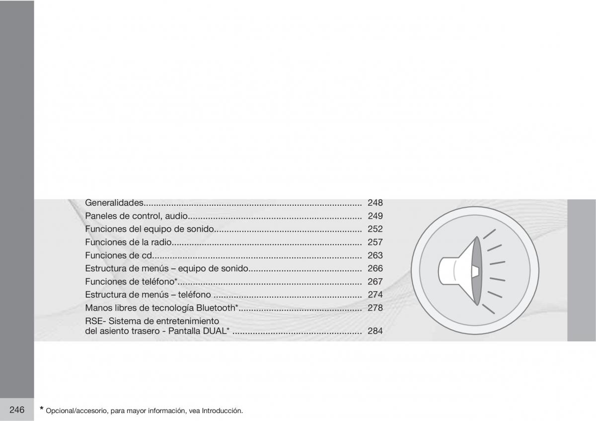 Volvo XC90 I 1 manual del propietario / page 248