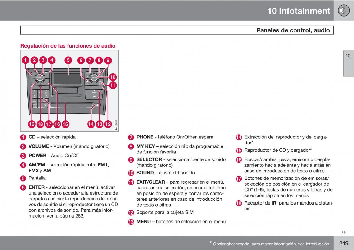 Volvo XC90 I 1 manual del propietario / page 251