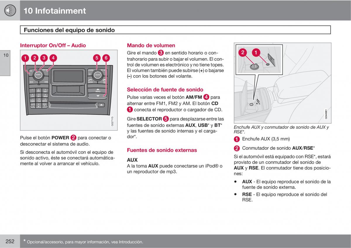 Volvo XC90 I 1 manual del propietario / page 254