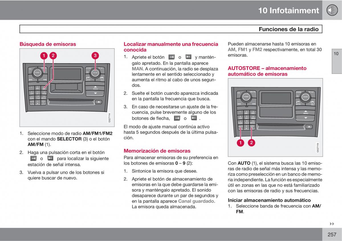 Volvo XC90 I 1 manual del propietario / page 259