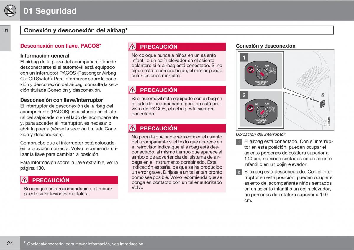 Volvo XC90 I 1 manual del propietario / page 26