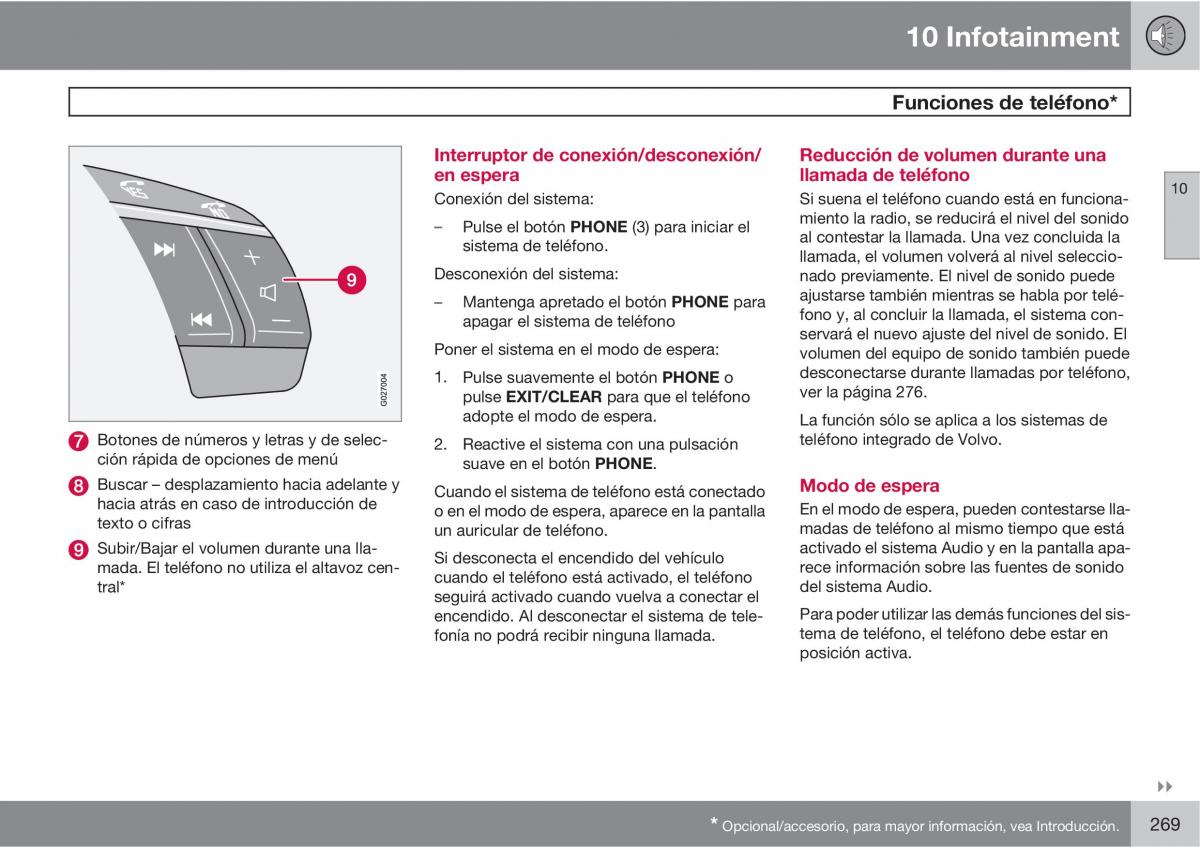 Volvo XC90 I 1 manual del propietario / page 271