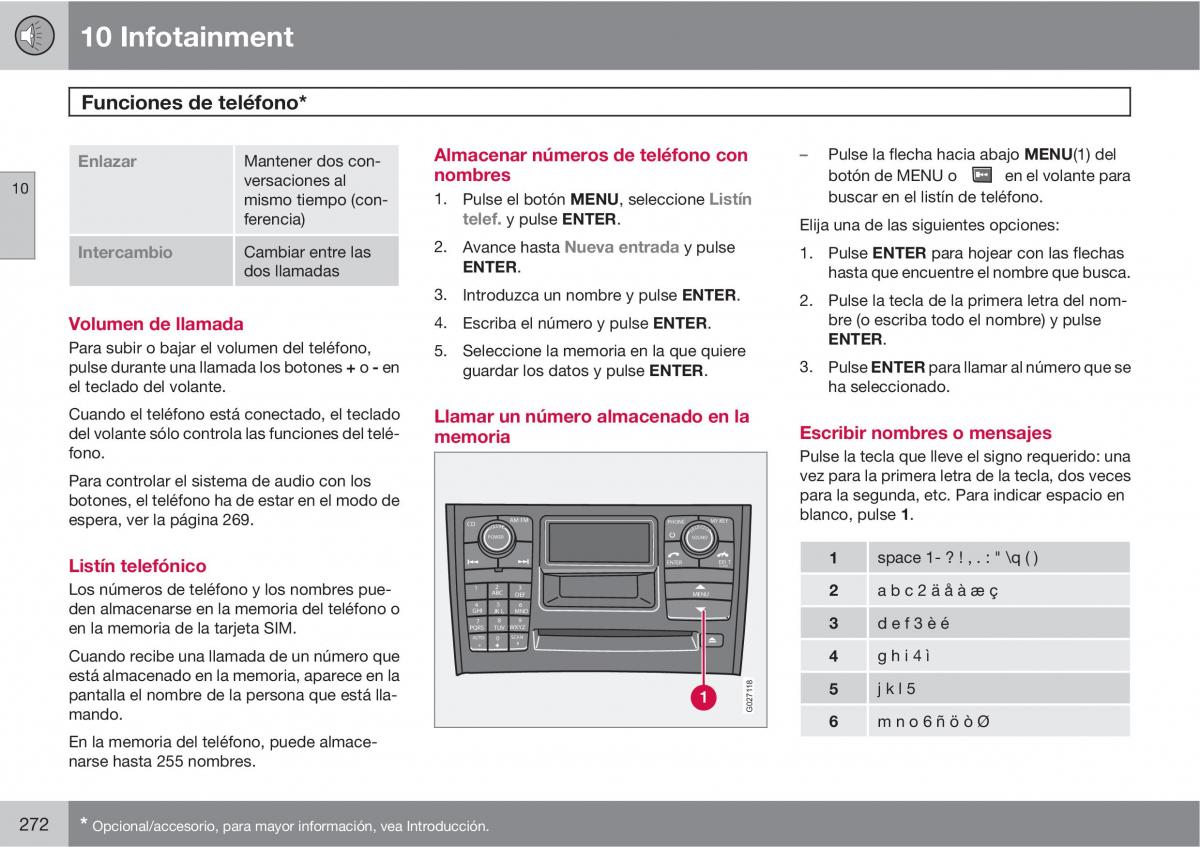 Volvo XC90 I 1 manual del propietario / page 274