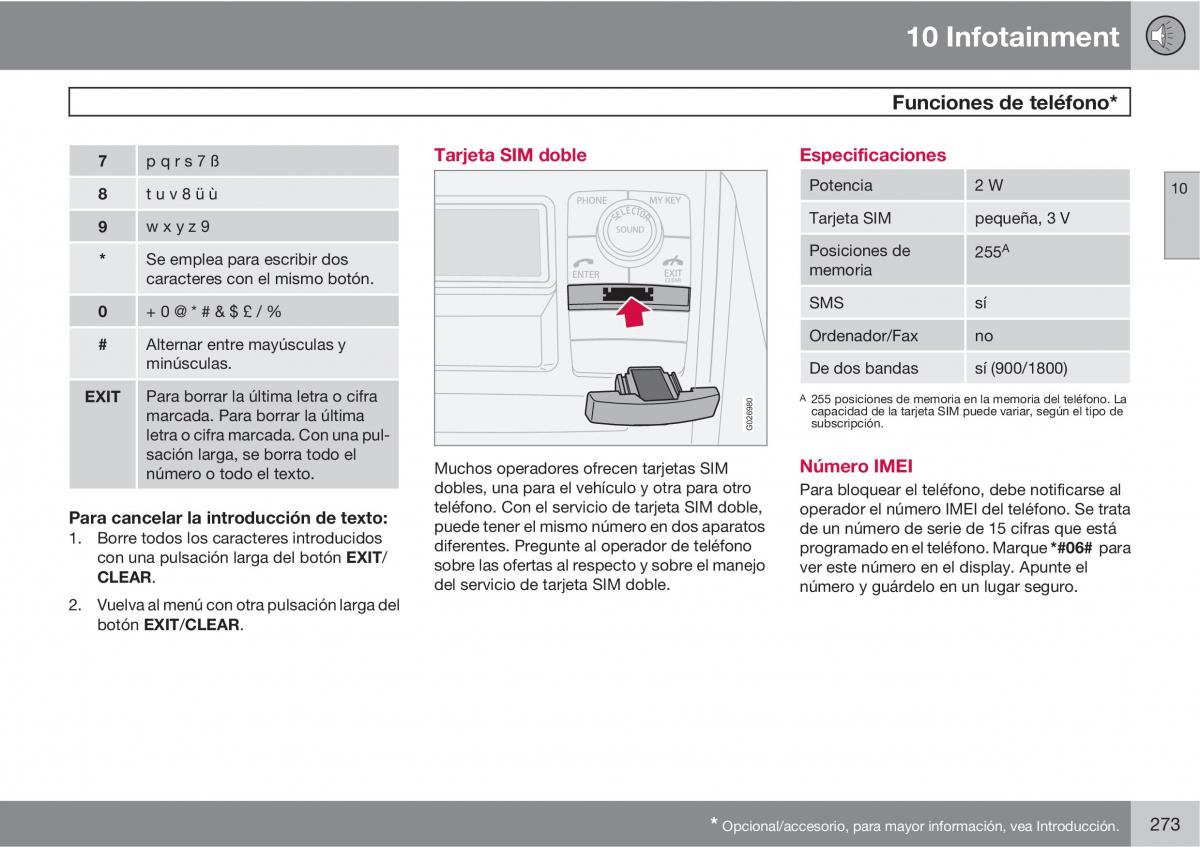 Volvo XC90 I 1 manual del propietario / page 275