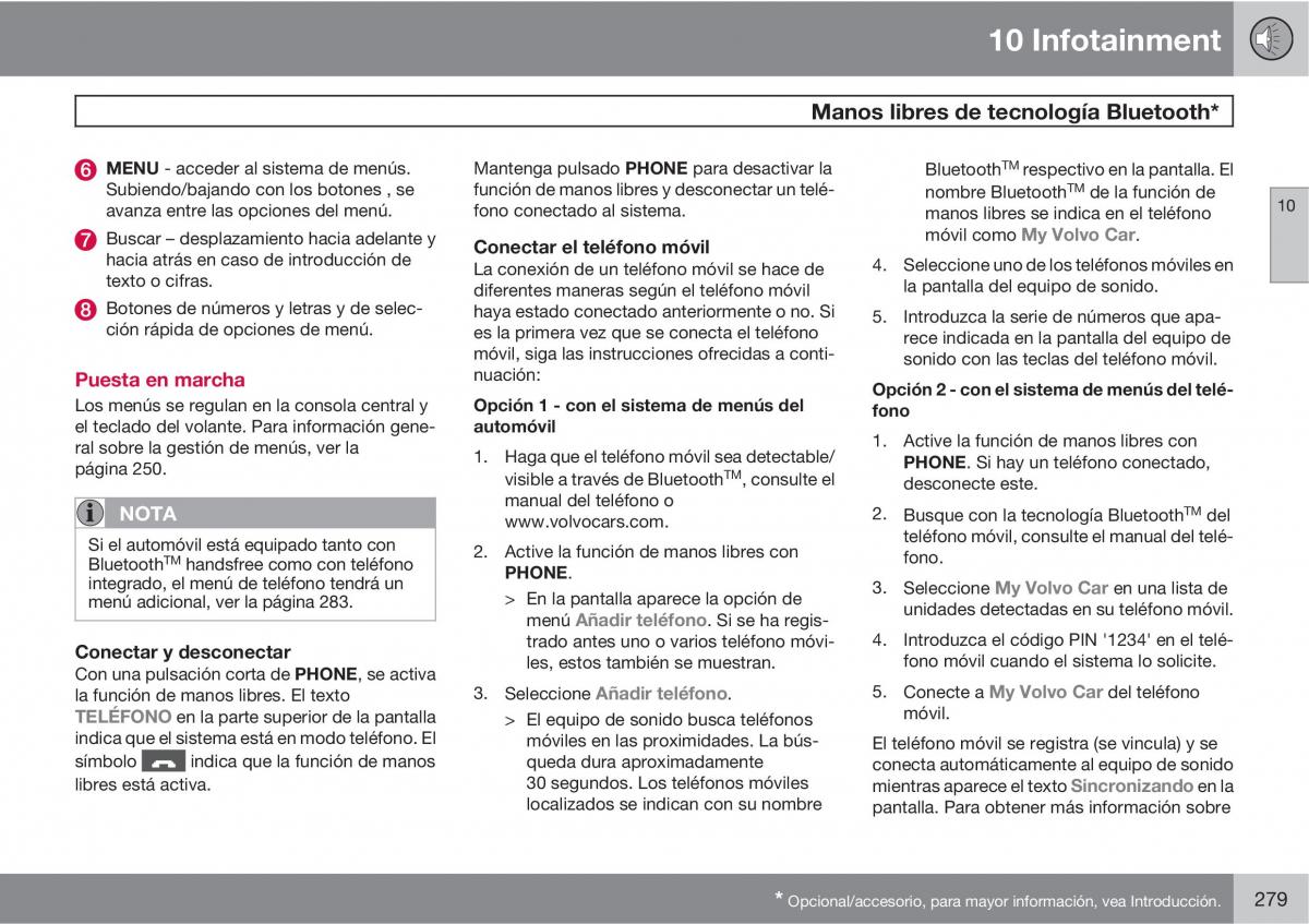 Volvo XC90 I 1 manual del propietario / page 281