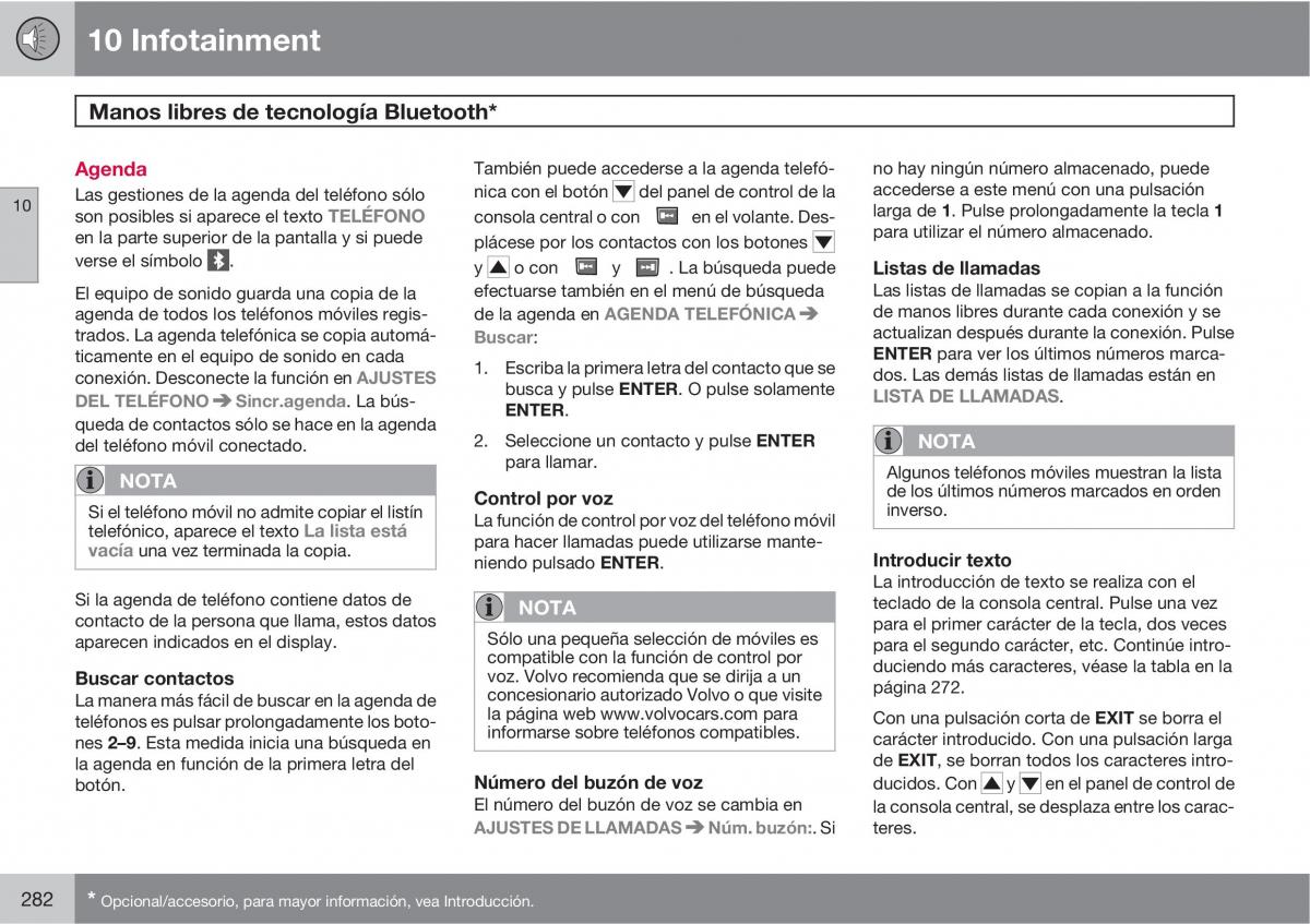 Volvo XC90 I 1 manual del propietario / page 284