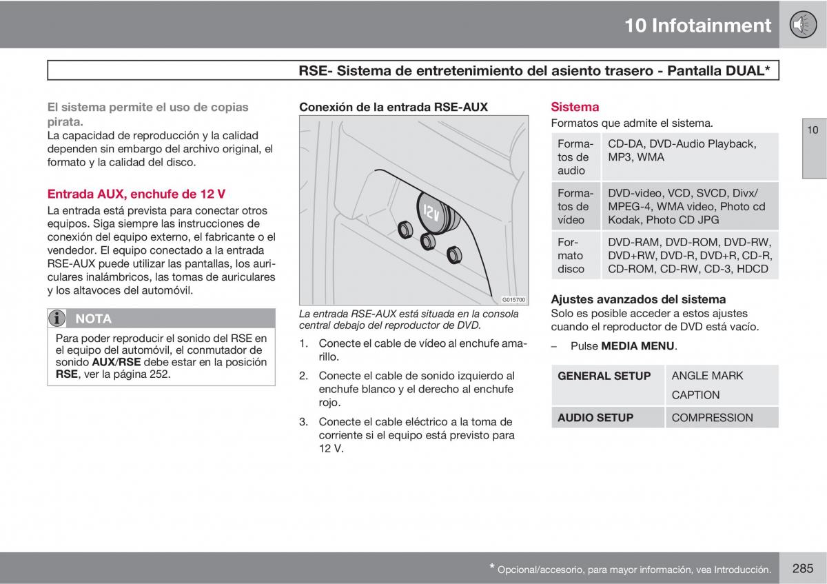 Volvo XC90 I 1 manual del propietario / page 287