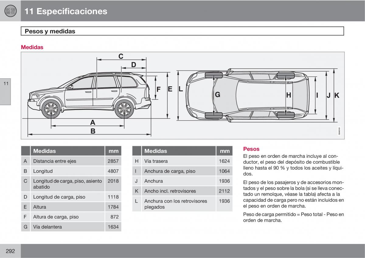 Volvo XC90 I 1 manual del propietario / page 294