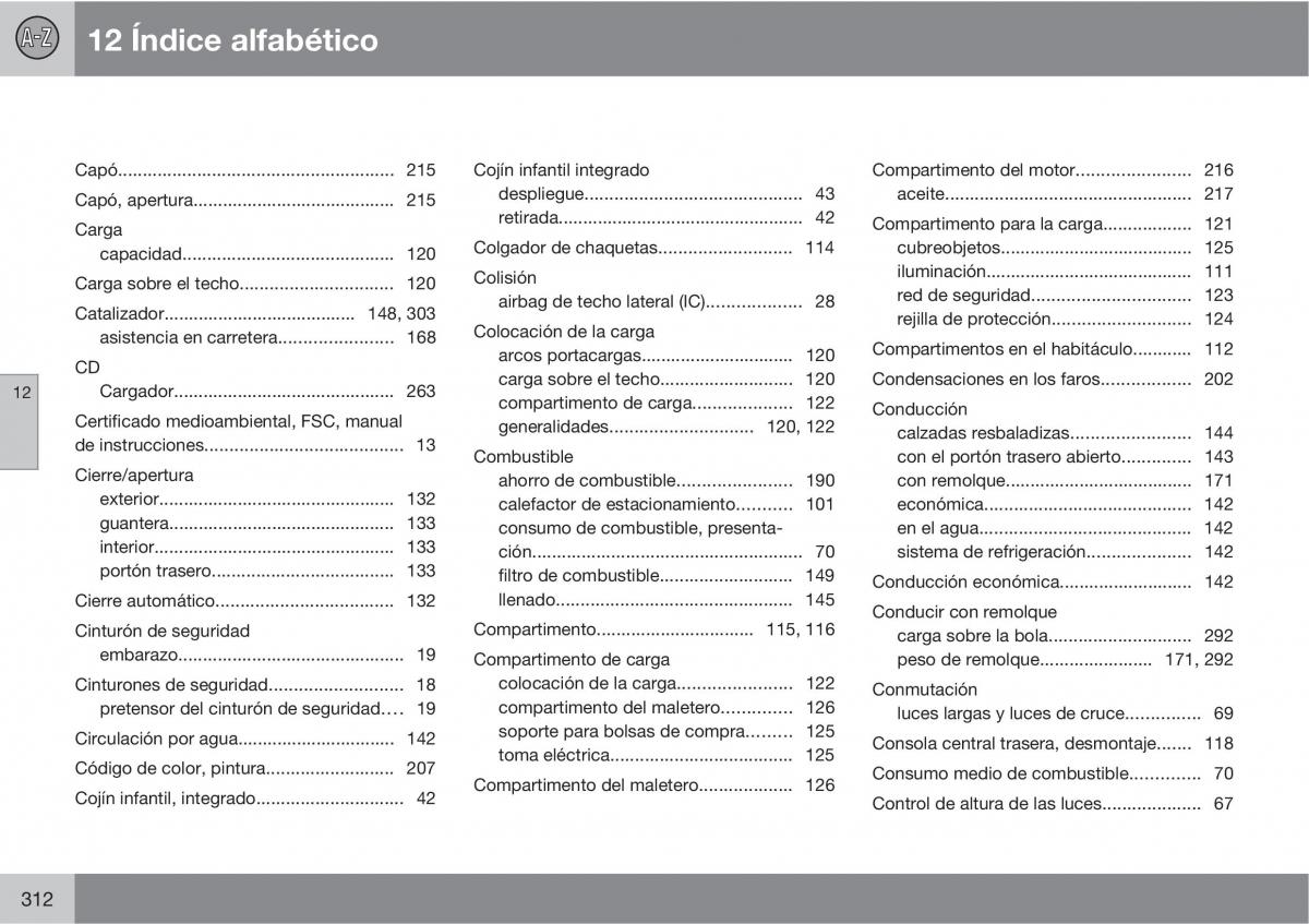 Volvo XC90 I 1 manual del propietario / page 314