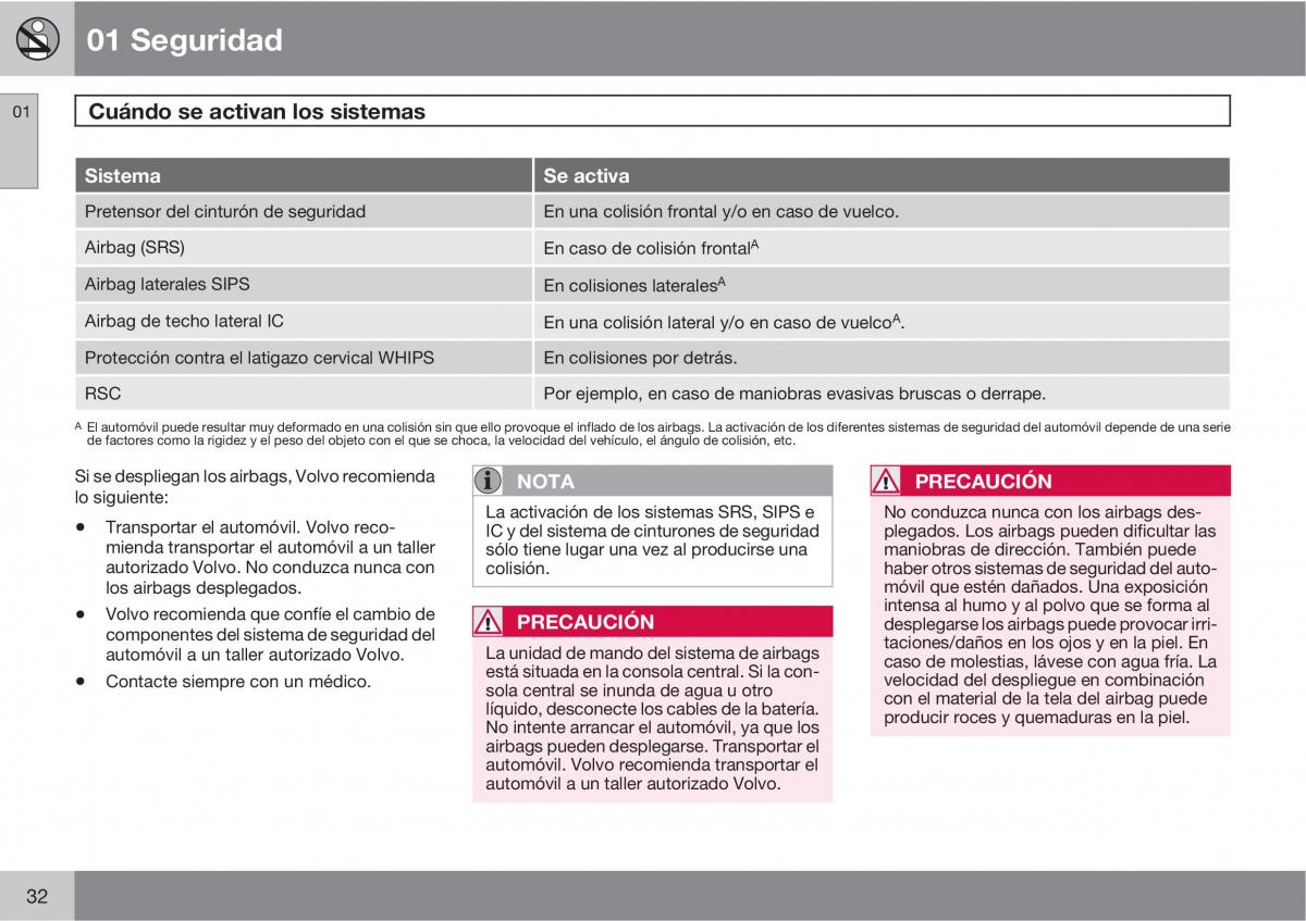 Volvo XC90 I 1 manual del propietario / page 34