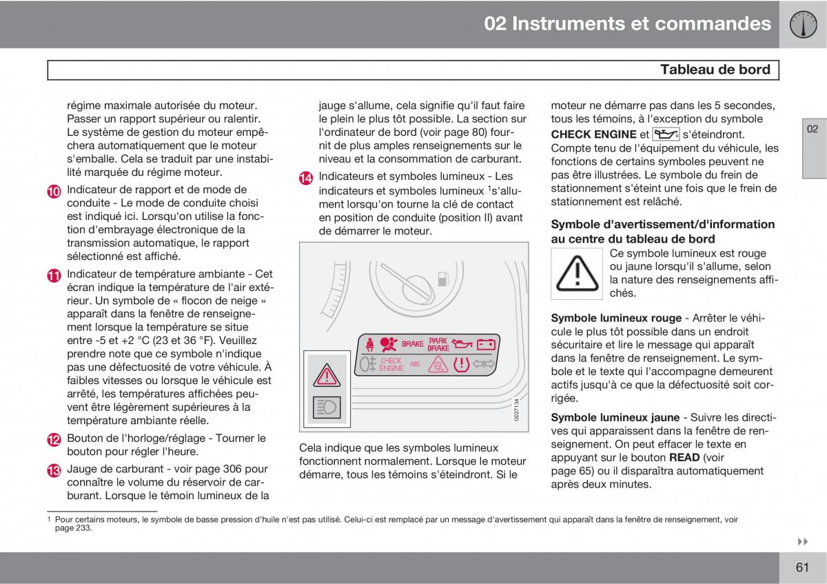 Volvo XC90 I 1 manuel du proprietaire / page 63