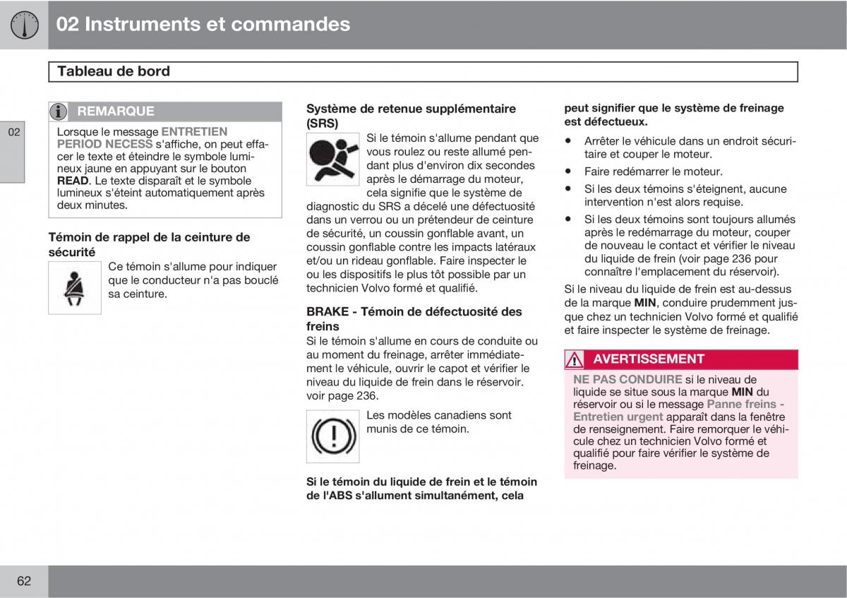 Volvo XC90 I 1 manuel du proprietaire / page 64