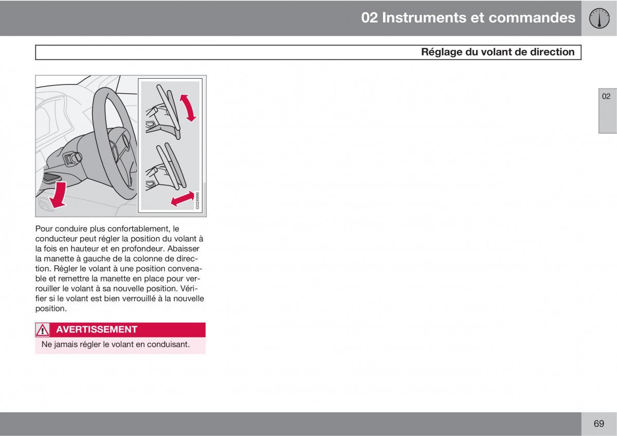 Volvo XC90 I 1 manuel du proprietaire / page 71