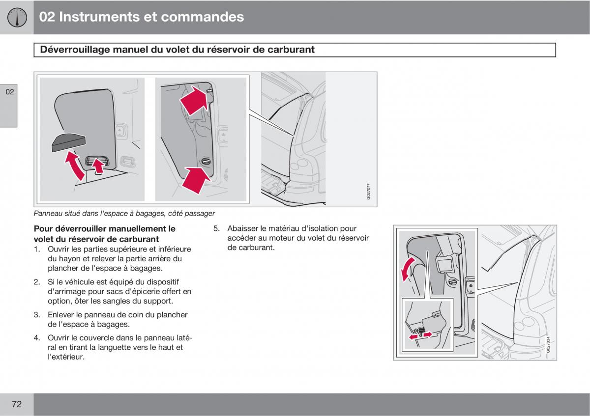 Volvo XC90 I 1 manuel du proprietaire / page 74