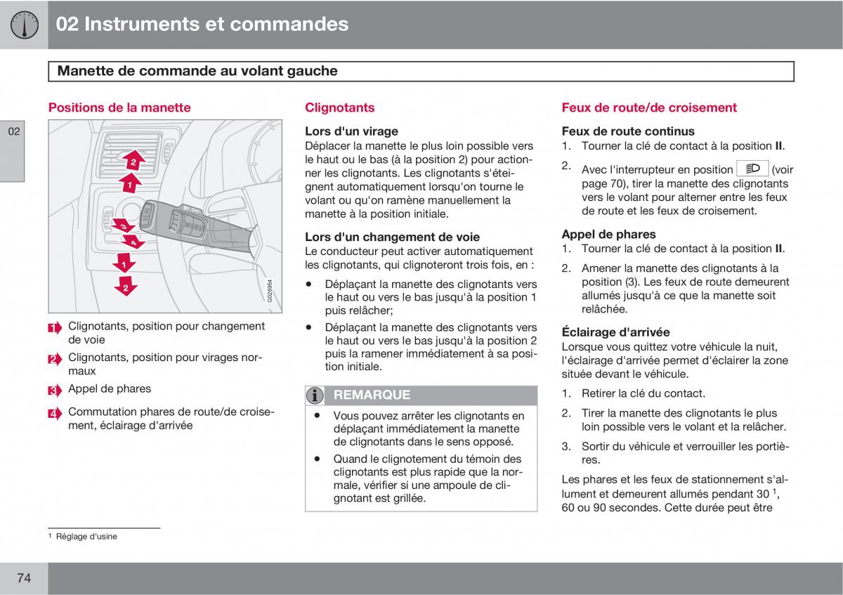 Volvo XC90 I 1 manuel du proprietaire / page 76