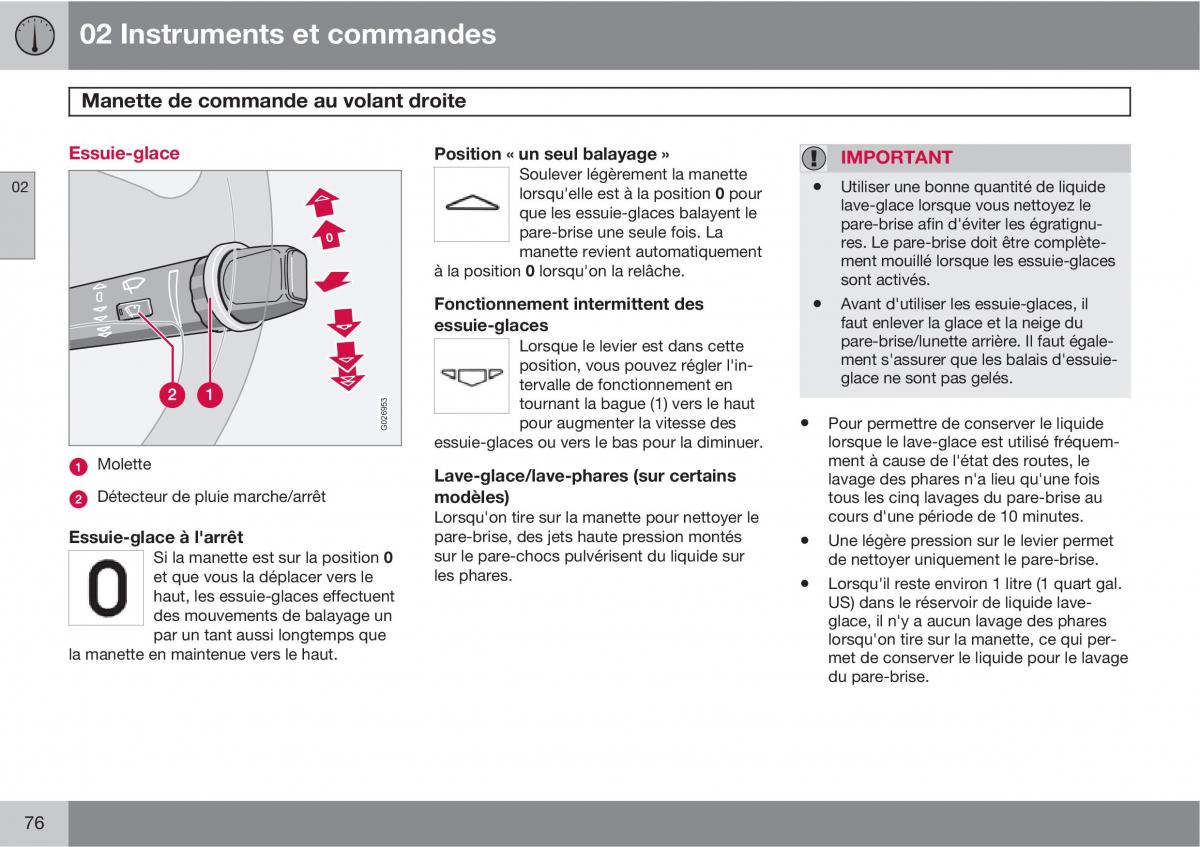 Volvo XC90 I 1 manuel du proprietaire / page 78