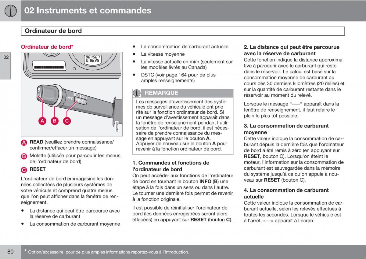 Volvo XC90 I 1 manuel du proprietaire / page 82