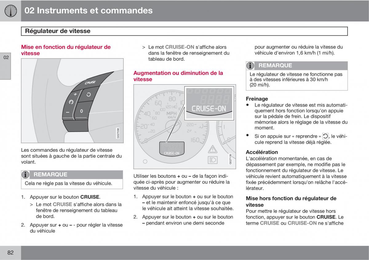 Volvo XC90 I 1 manuel du proprietaire / page 84