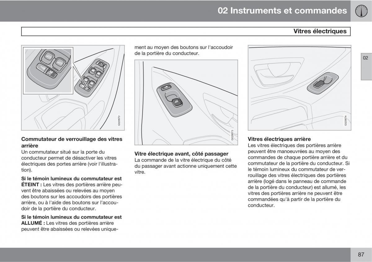 Volvo XC90 I 1 manuel du proprietaire / page 89