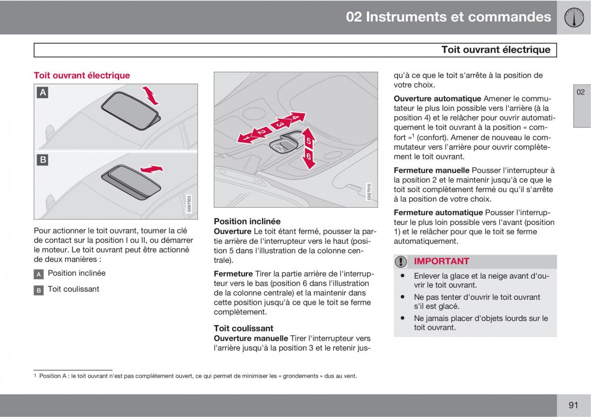 Volvo XC90 I 1 manuel du proprietaire / page 93