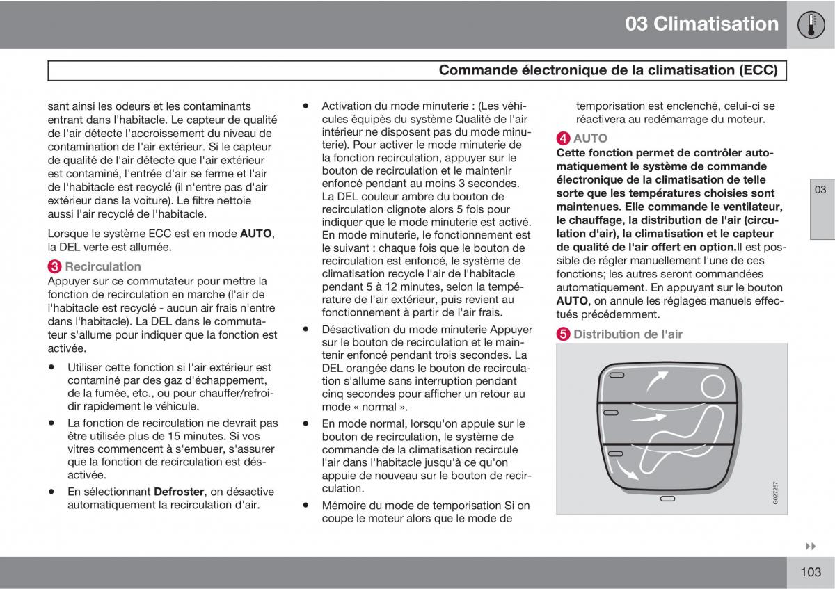 Volvo XC90 I 1 manuel du proprietaire / page 105