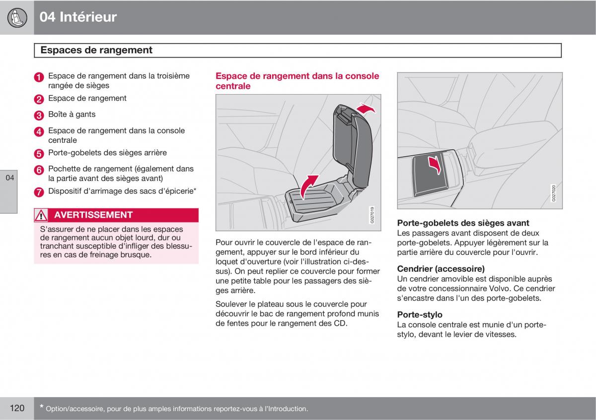 Volvo XC90 I 1 manuel du proprietaire / page 122