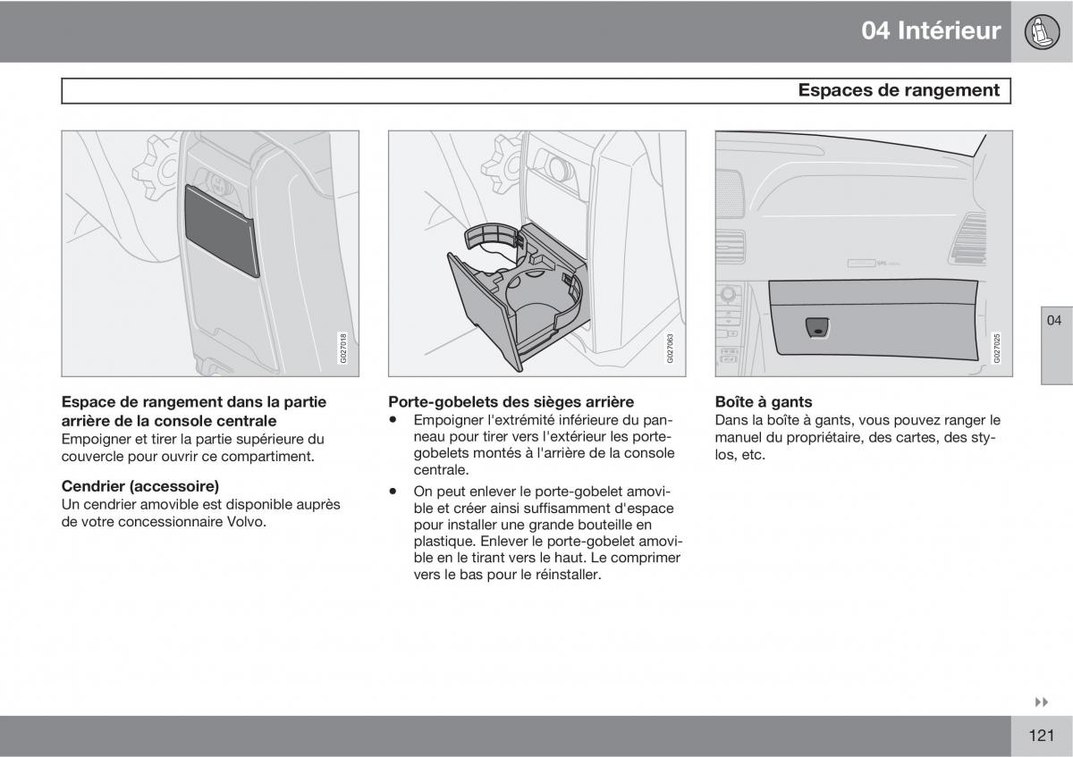 Volvo XC90 I 1 manuel du proprietaire / page 123