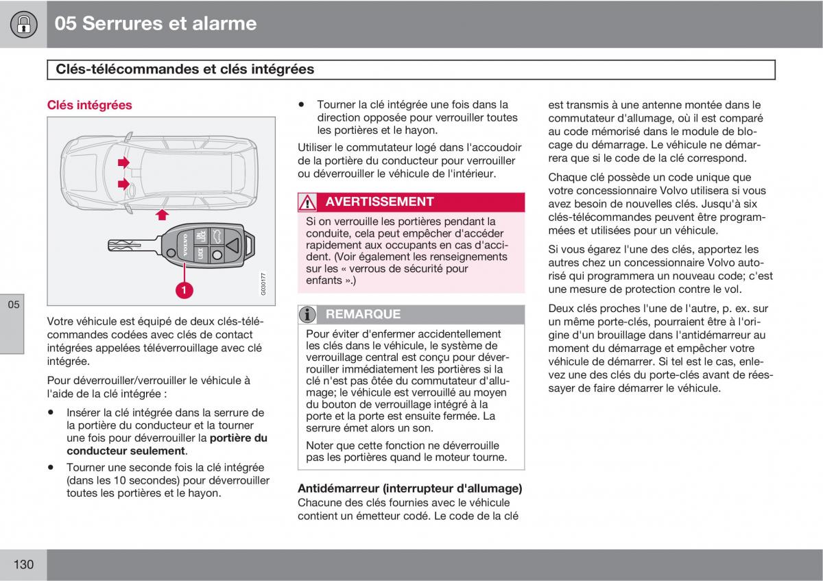 Volvo XC90 I 1 manuel du proprietaire / page 132