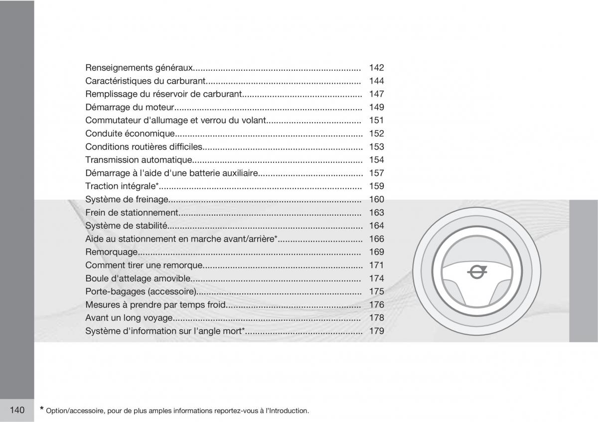 Volvo XC90 I 1 manuel du proprietaire / page 142