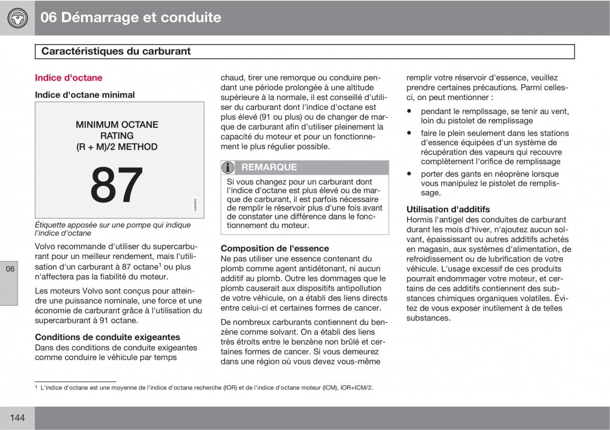 Volvo XC90 I 1 manuel du proprietaire / page 146