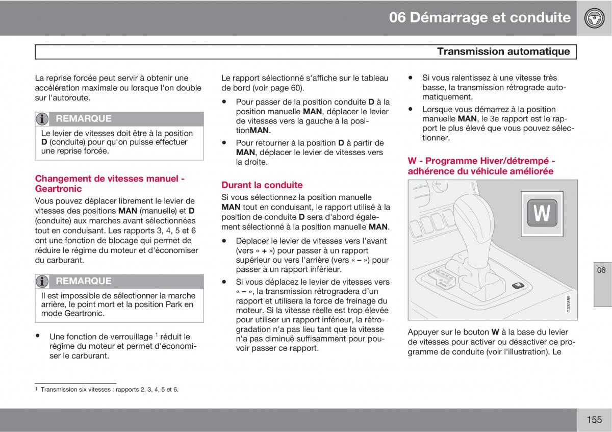 Volvo XC90 I 1 manuel du proprietaire / page 157