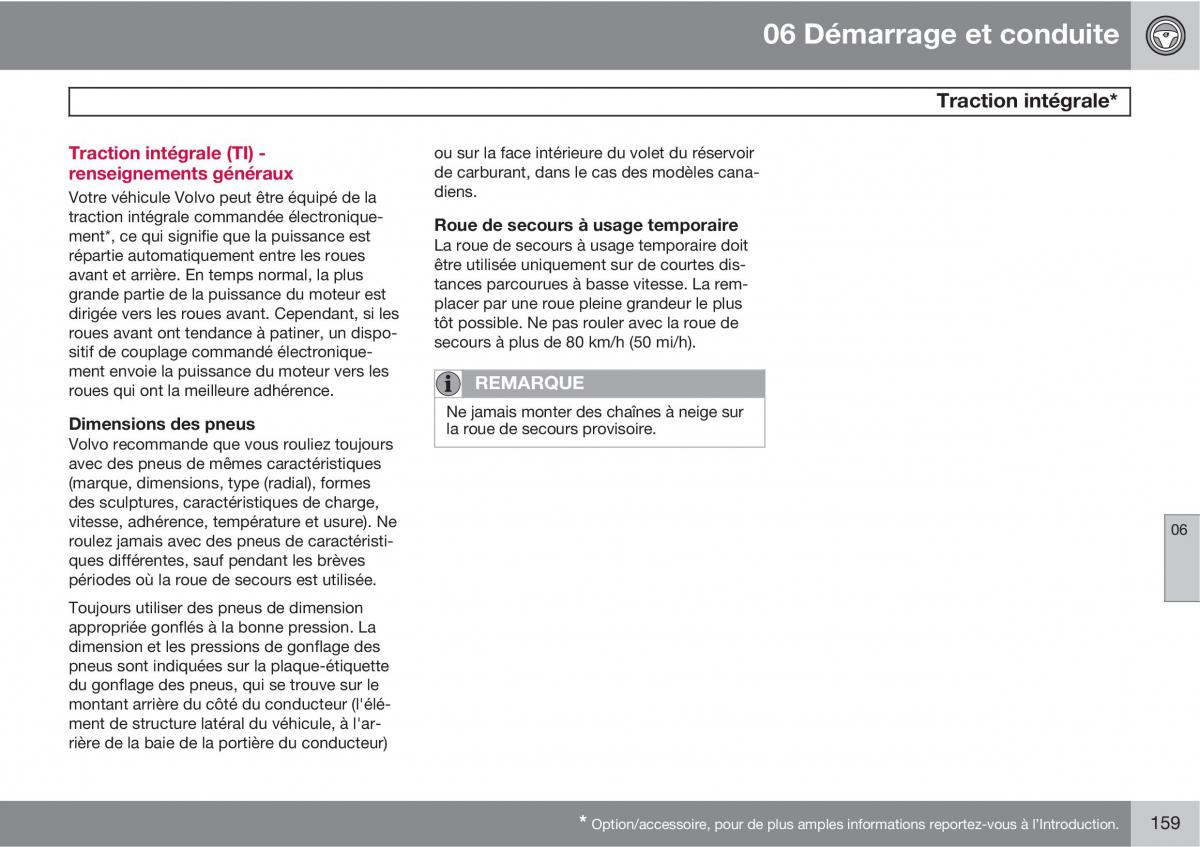 Volvo XC90 I 1 manuel du proprietaire / page 161