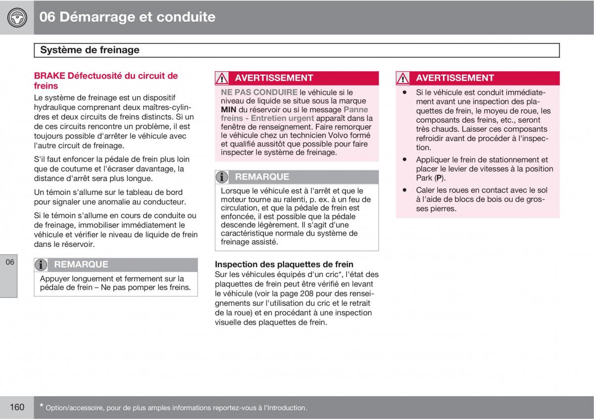 Volvo XC90 I 1 manuel du proprietaire / page 162