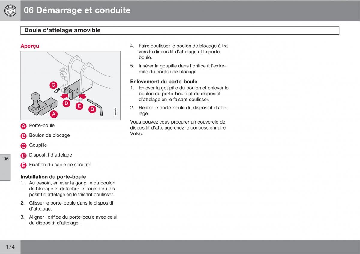 Volvo XC90 I 1 manuel du proprietaire / page 176