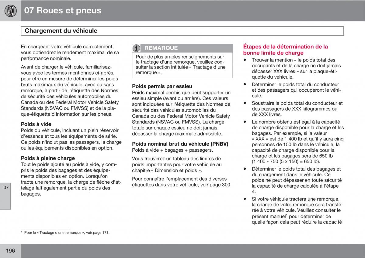 Volvo XC90 I 1 manuel du proprietaire / page 198