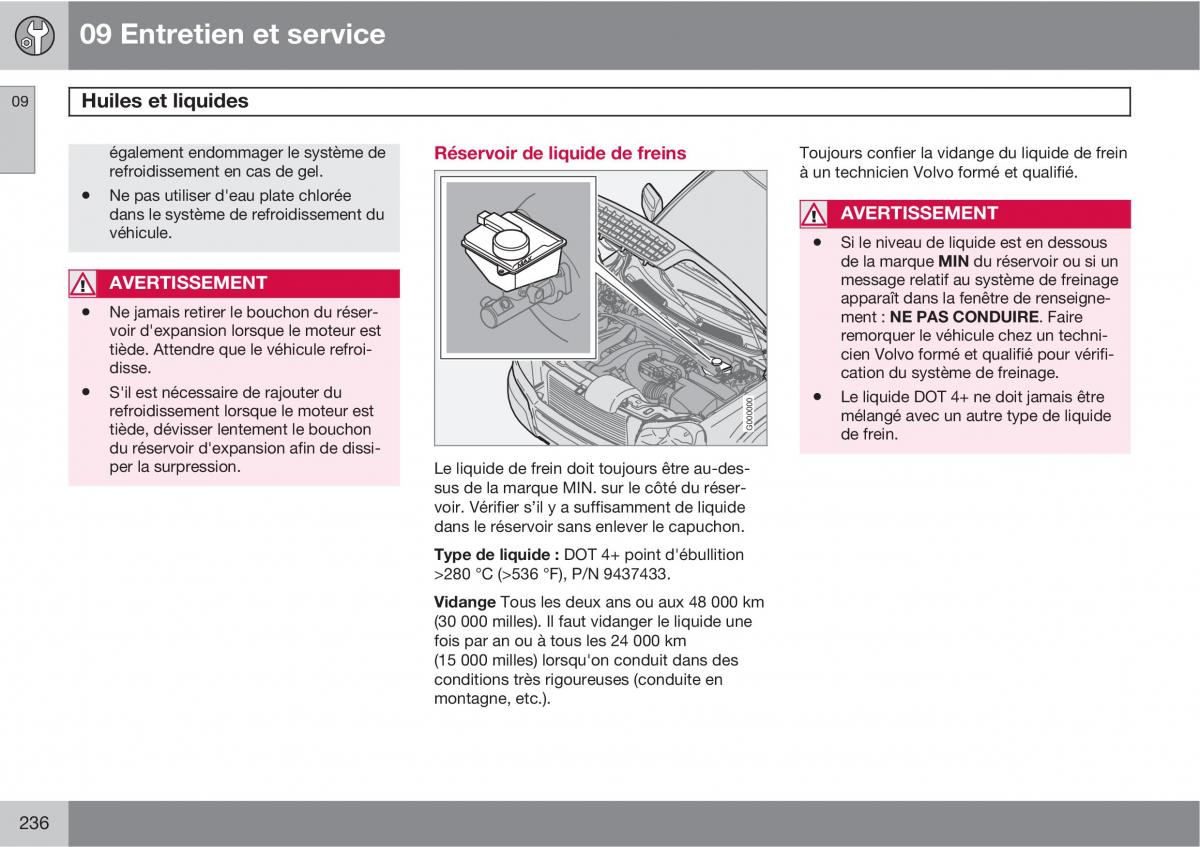 Volvo XC90 I 1 manuel du proprietaire / page 238