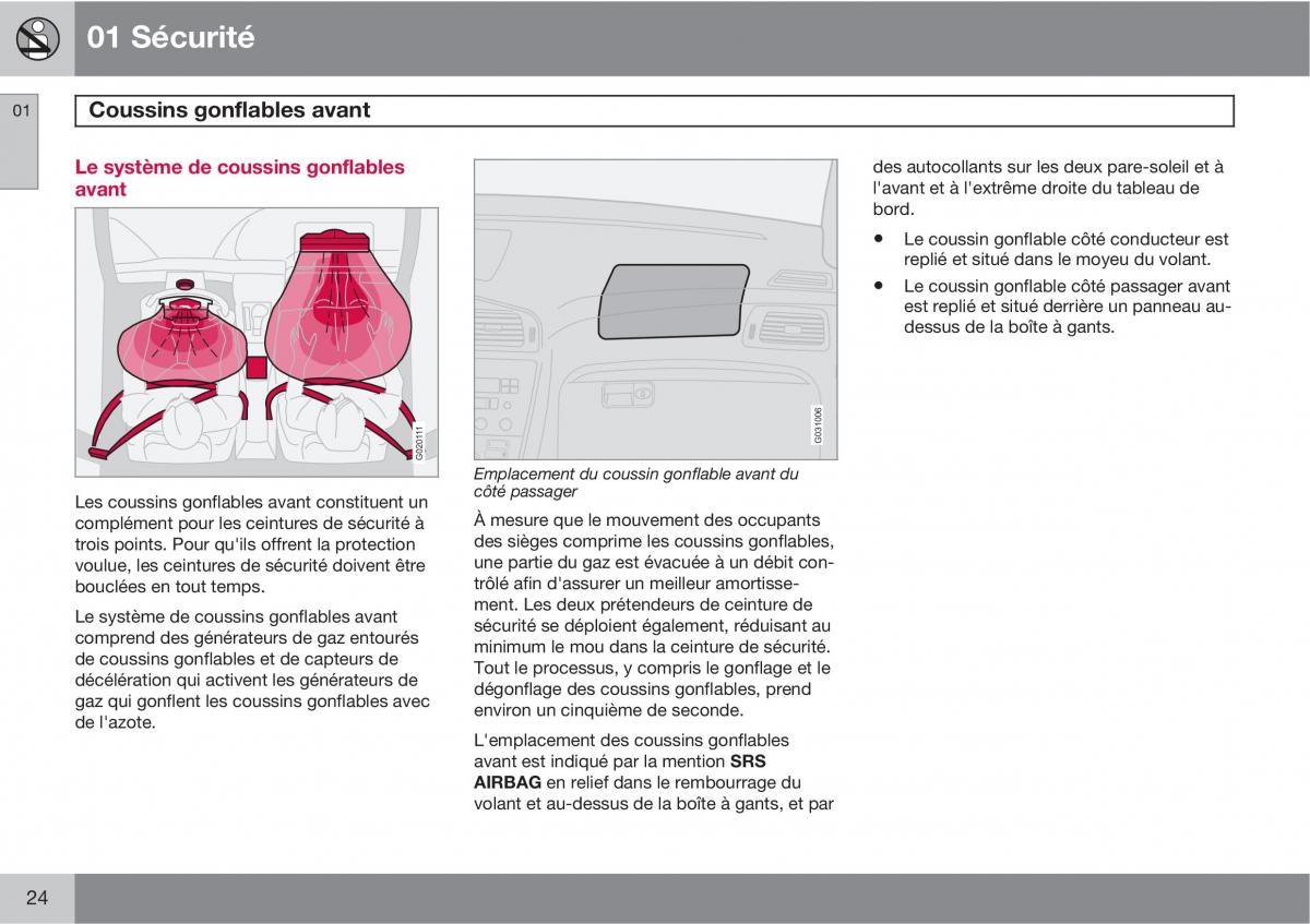 Volvo XC90 I 1 manuel du proprietaire / page 26