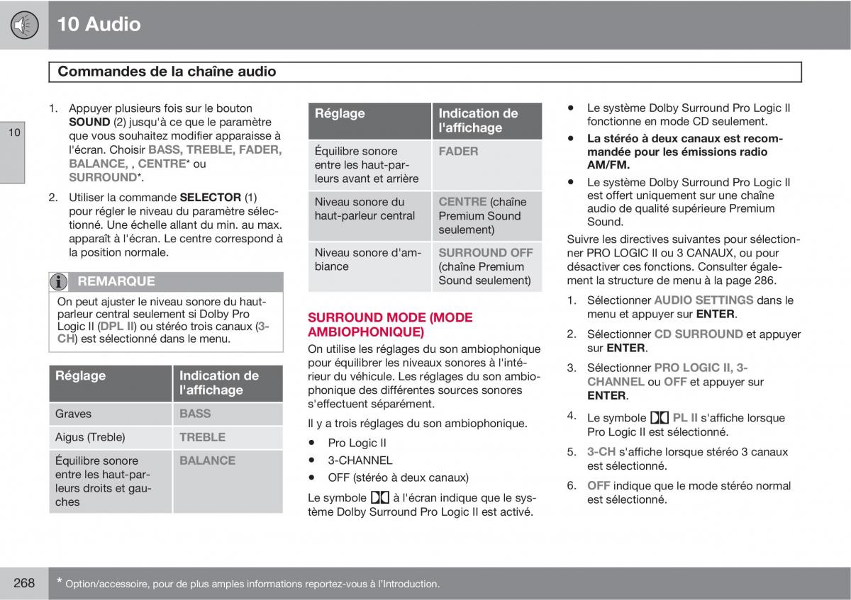 Volvo XC90 I 1 manuel du proprietaire / page 270