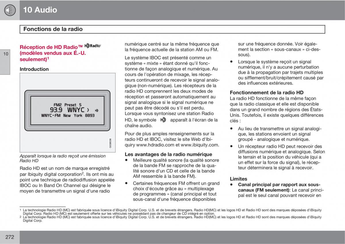 Volvo XC90 I 1 manuel du proprietaire / page 274