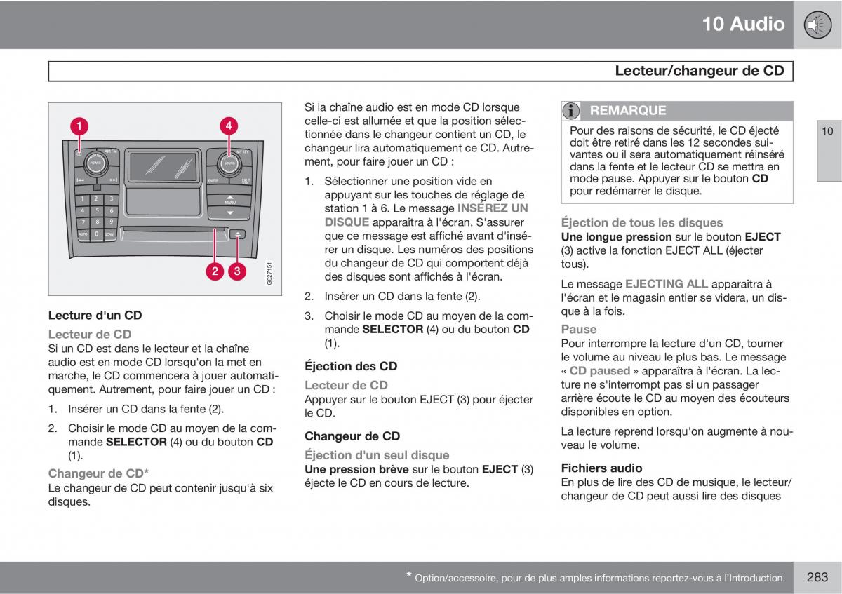 Volvo XC90 I 1 manuel du proprietaire / page 285